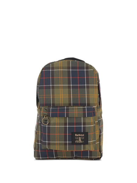 Barbour Tartan-pattern Backpack - Green 