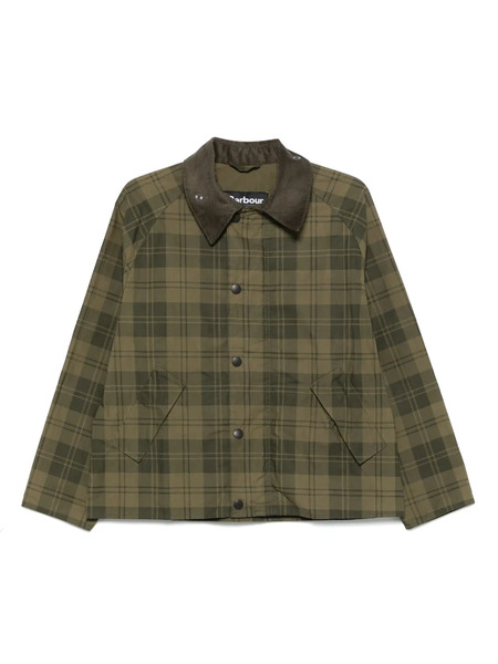  Barbour Transport Check Jacket - Green 