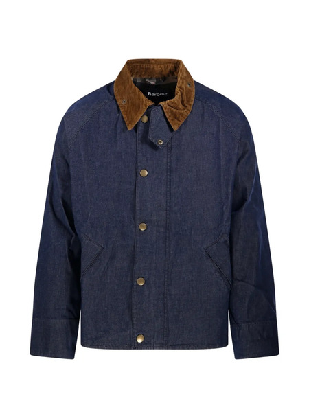  Barbour Transport Denim Casual Jacket - Blue 