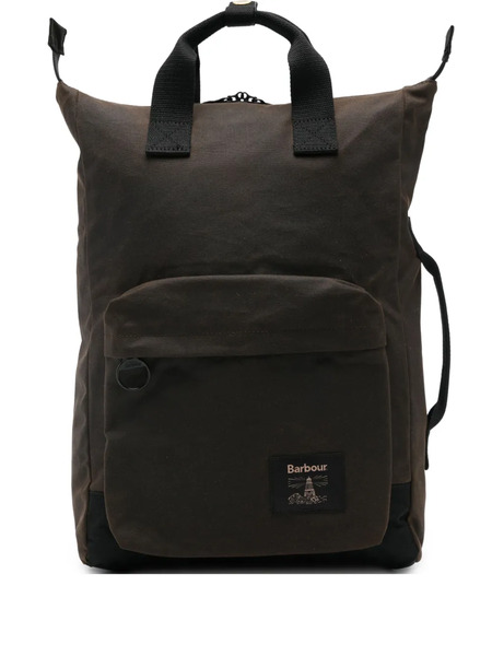  Barbour Waxed-cotton Backpack - Green 