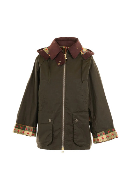  Barbour X Paul Smith Hooded Jacket - Green 