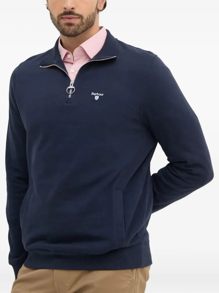  Barbour Zip Sweatshirt - Blue 