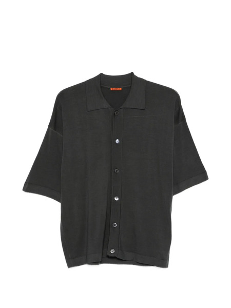  Barena Doni Button-down Fine-knit Shirt - Grey 
