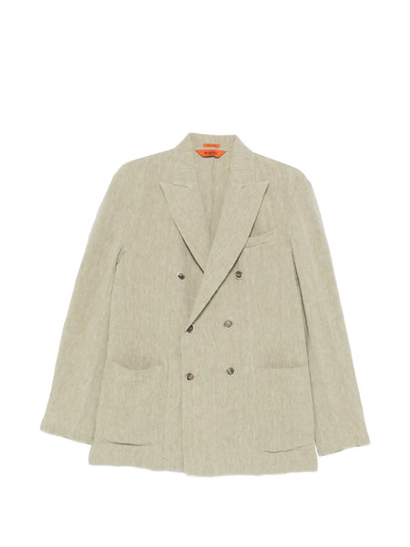  Barena Double-breasted Blazer - Green 