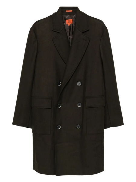  Barena Double-breasted Coat - Green 