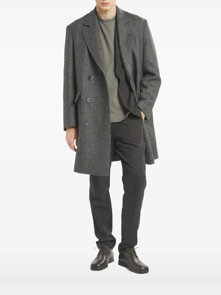  Barena Double-breasted Coat - Grey 