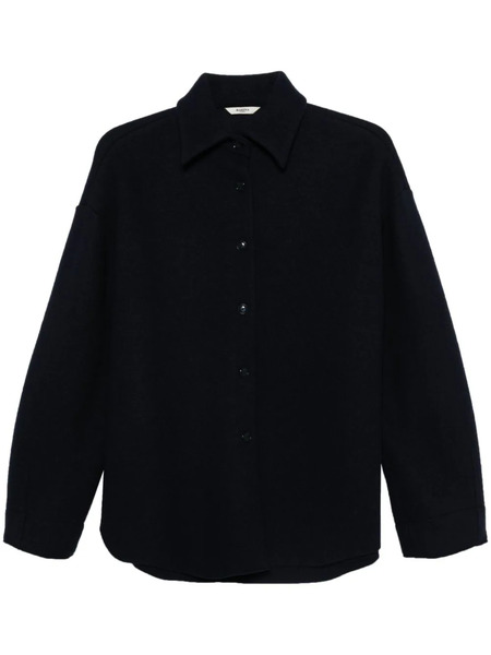  Barena Felted-finish Jacket - Blue 