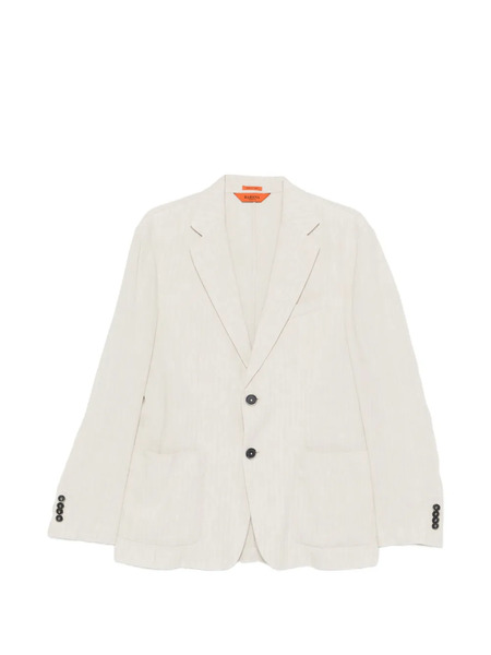  Barena Herringbone Single-breasted Blazer - Neutrals 