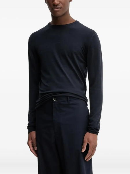  Barena Long-sleeve Crew-neck Sweater - Blue 