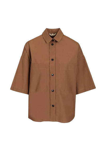  Barena Oversized Pocket Shirt - Brown 