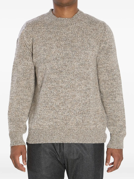  Barena Speckled Crew-neck Wool Sweater - Neutrals 