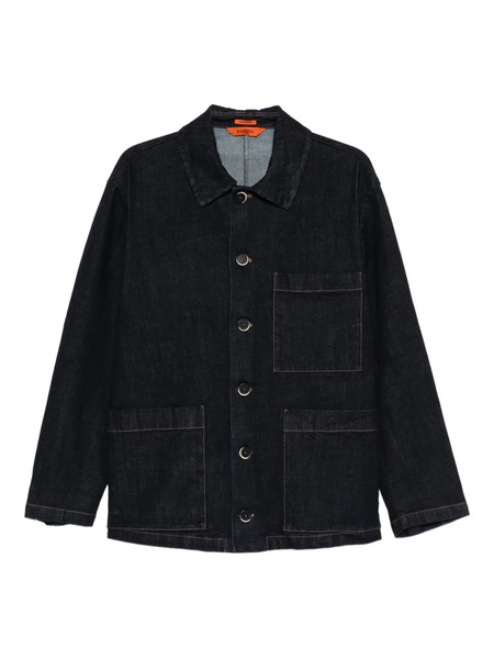  Barena Stae Buttoned Denim Jacket - Blue 