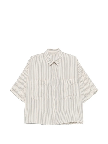  Barena Striped Pocket Shirt - Neutrals 