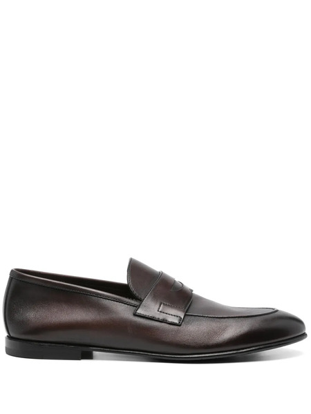  Barrett Leather Loafers - Brown 