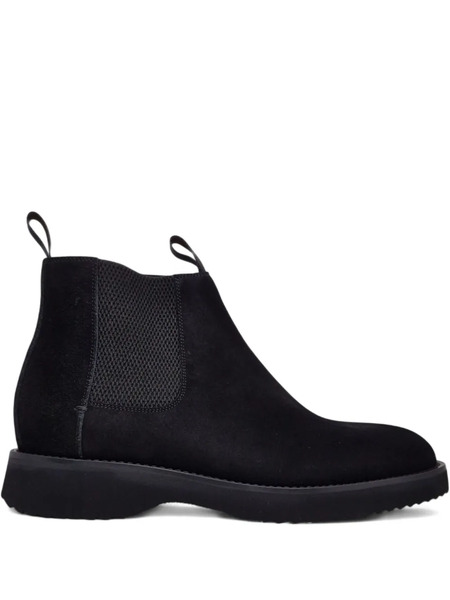  Barrett Suede Elastic-panel Chelsea Boots - Black 
