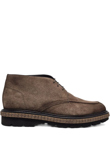  Barrett Suede Lace-up Boots - Brown 