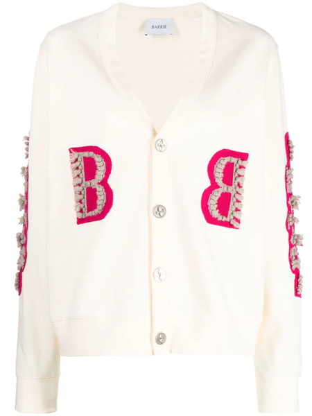  Barrie B-logo Cardigan - Neutrals 