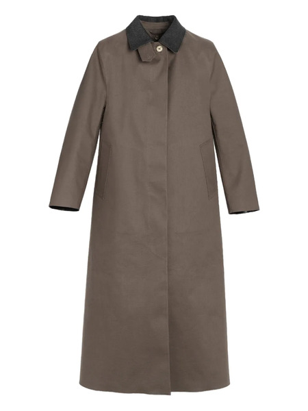  Barrie Button-fastening Raincoat - Brown 