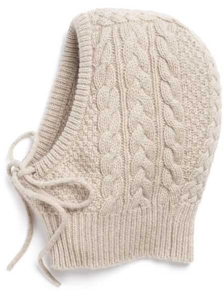 Barrie Cashmere Balaclava - Neutrals 