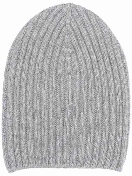 Barrie Cashmere Beanie - Grey 