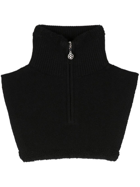  Barrie Cashmere-blend Zip-up Collar - Black 