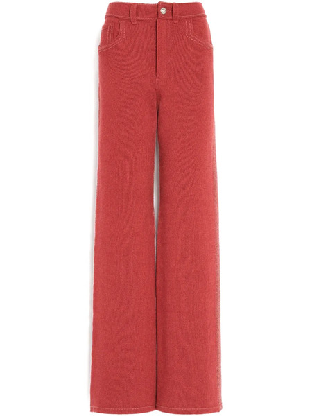  Barrie Cashmere-cotton Pants - Red 