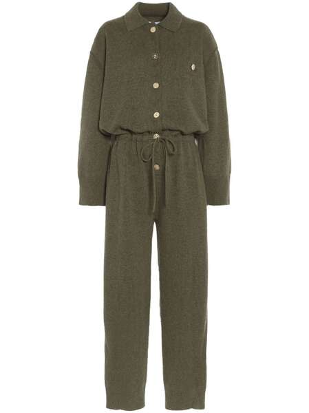  Barrie Cashmere Jumpsuit - Green 