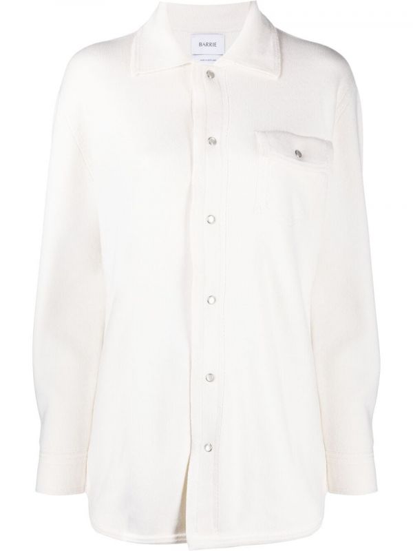  Barrie Chest Flap-pocket Shirt - Neutrals 