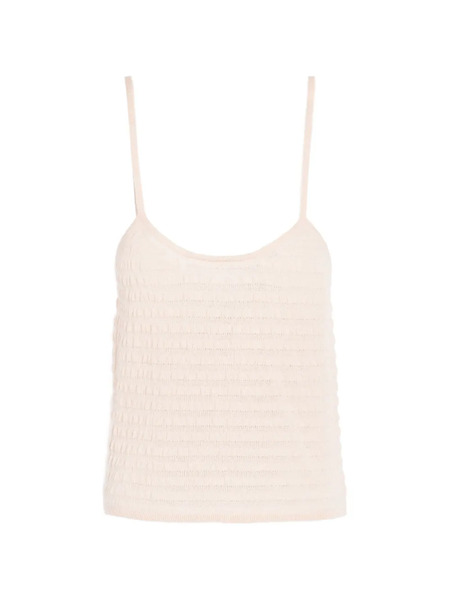  Barrie Embossed Knit Top - Pink 