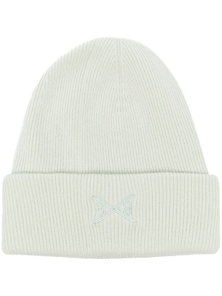  Barrie Embroidered-logo Knit Beanie - Green 