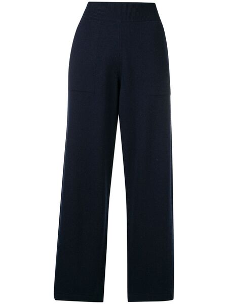  Barrie Flared Knitted Trousers - Blue 