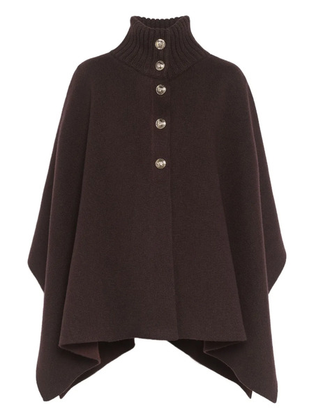 Barrie High-neck Poncho - Brown 
