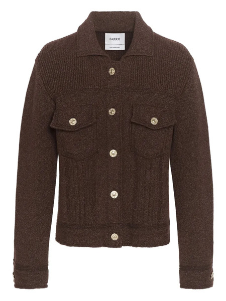  Barrie Knitted Jacket - Brown 