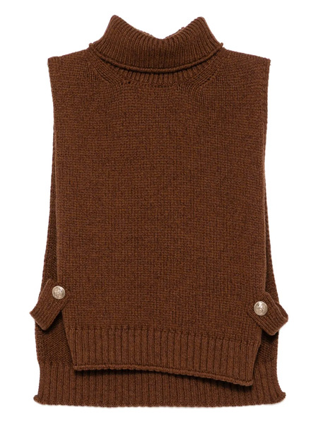  Barrie Logo-button Top - Brown 