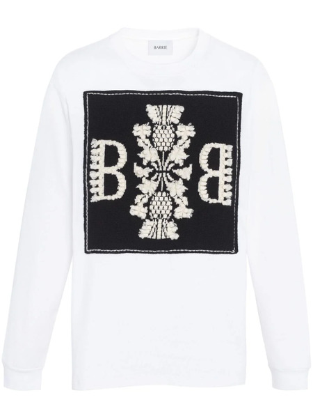  Barrie Logo Patch Long-sleeved T-shirt - White 