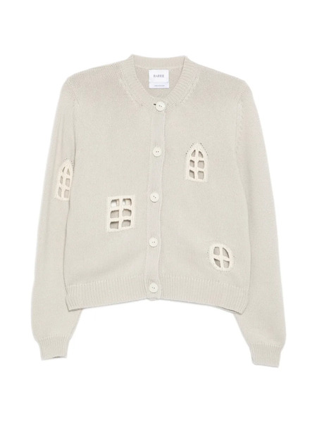  Barrie Openwork Motif Cardigan - Neutrals 