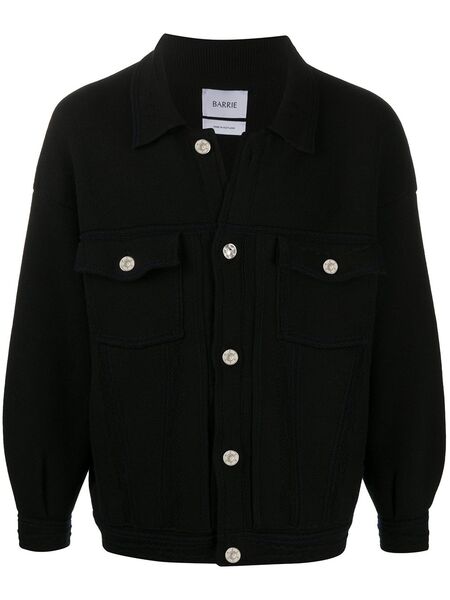  Barrie Oversized Denim Jacket - Black 