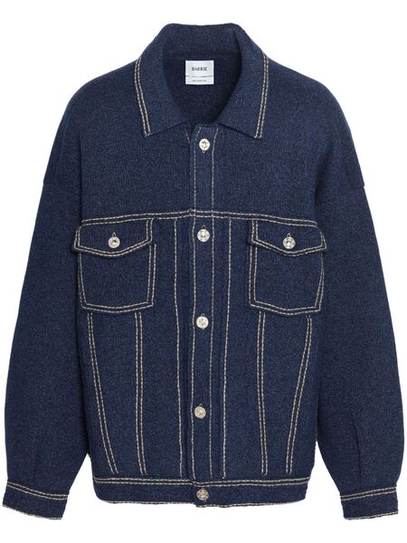  Barrie Oversized Denim Jacket - Blue 