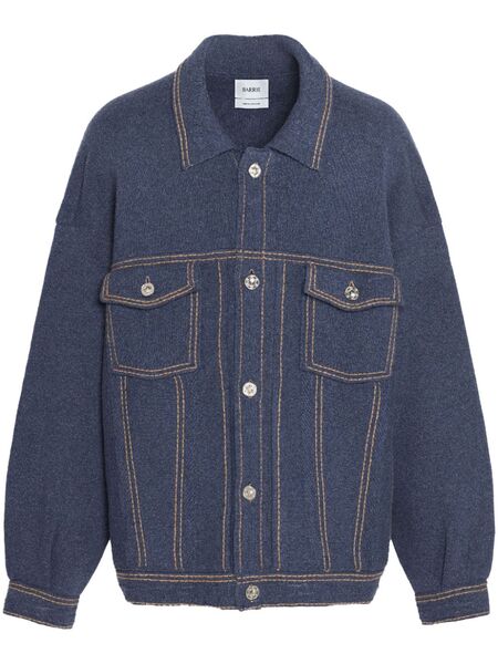  Barrie Oversized Denim Jacket - Blue 