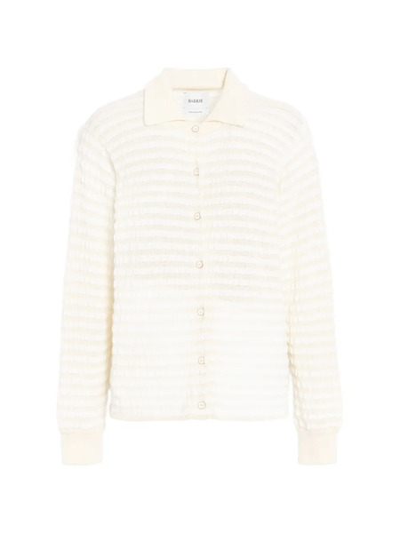  Barrie Shirt In Embossed Knit - Neutrals 