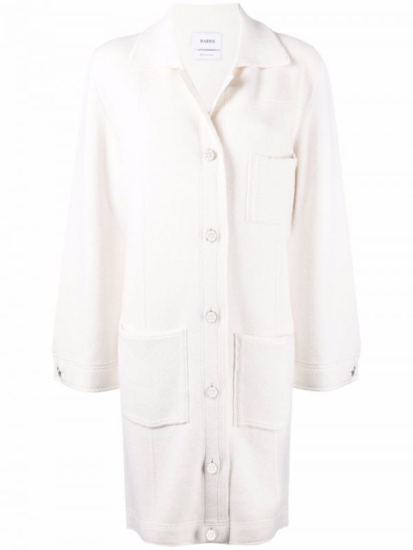  Barrie Single-breasted Cashmere-cotton Blend Coat - Neutrals 