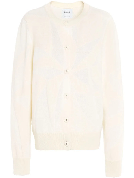  Barrie Ultra-fine Cardigan - White 