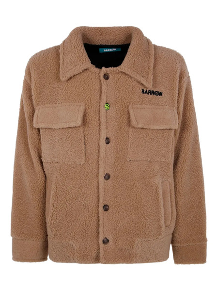  Barrow Button Teddy Jacket - Brown 