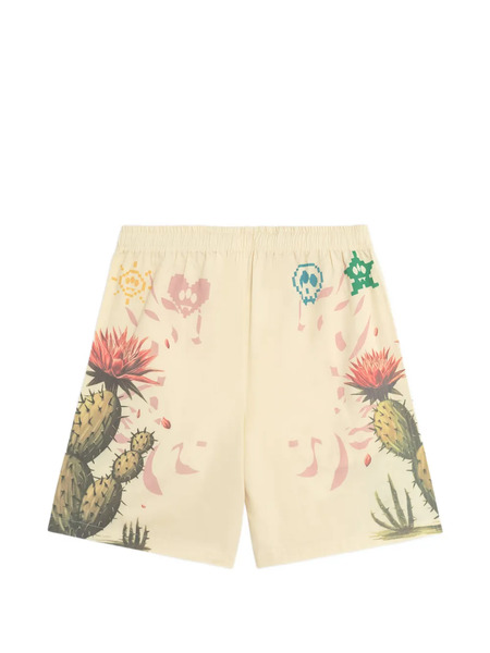  Barrow Cactus-print Shorts - Neutrals 