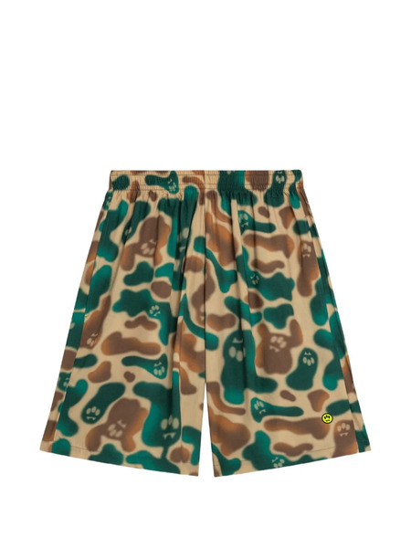  Barrow Camouflage Drawstring Shorts - Neutrals 
