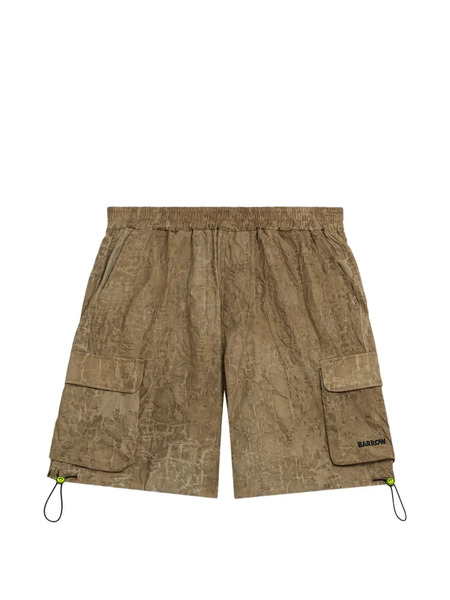  Barrow Cargo Drawstring Shorts - Brown 
