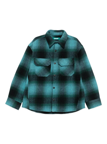  Barrow Check-print Pocket Shirt - Blue 