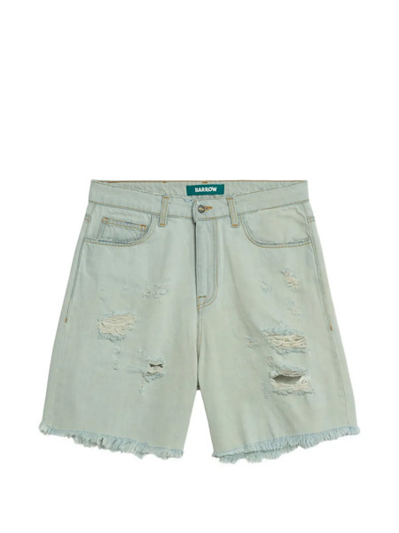  Barrow Frayed Shorts - Blue 