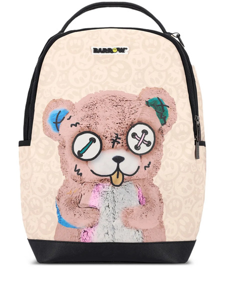  Barrow Kids Teddy-print Backpack - Neutrals 