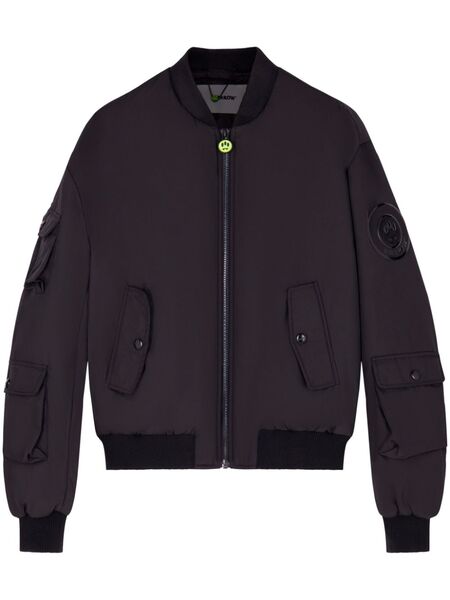  Barrow Logo-appliqué Bomber Jacket - Black 